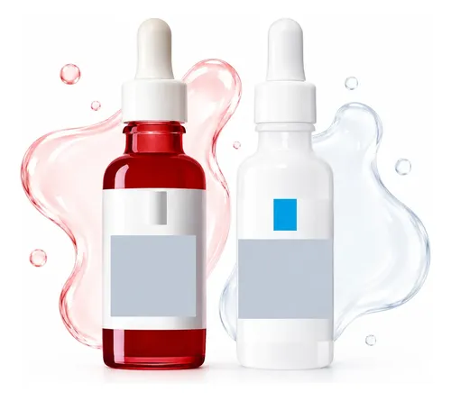 Kit Sérum Azul Reparador + Rojo Renovador Facial Skincare