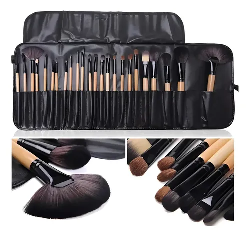 Juego De Brochas De Maquillaje Profesional De 24 Piezas…