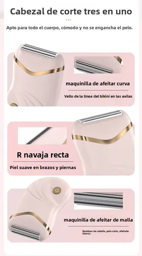 Depiladora Eléctrica Para Vello Axilar Pélvico Y Corporal