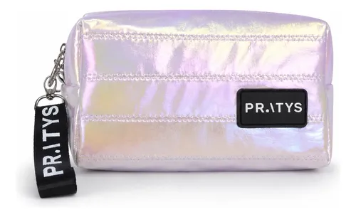 Porta Maquillaje Lila Violeta Organizador De Cosméticos