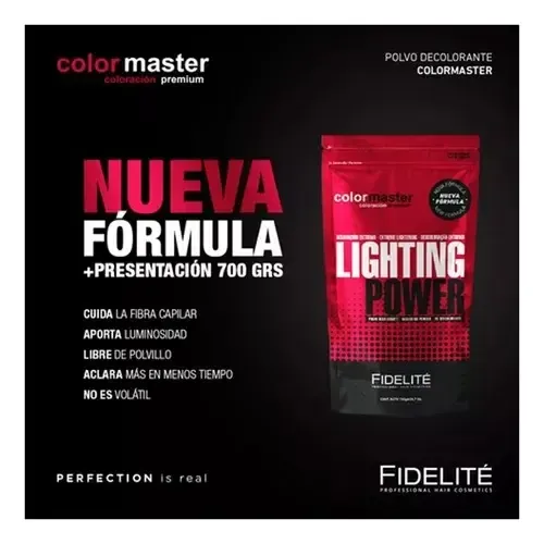 Polvo Decolorante Colormaster Oxidante De 30v Kit Fidelite
