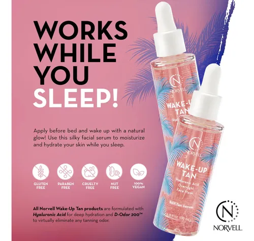 Suero Facial Norvell Wake-up Tan 30 Ml Autobronceador Gradua