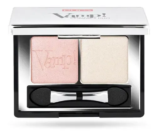 Sombra De Ojos Pupa Vamp! Compact Eyeshadow Duo Color 01 Rose Perlage