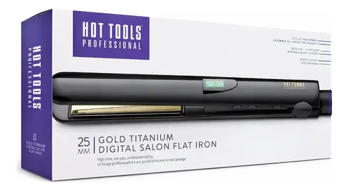 Planchita Pelo Hot Tools + Alisado Nov + Guantes De Negro