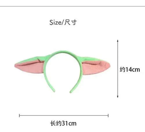 Diadema De Felpa Con Orejas De Baby Yoda Grogu