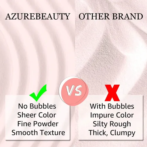 Kit De Uñas Dip Powder Azurebeauty, 4 Colores, 10 G
