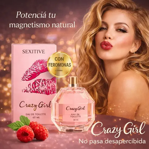 Perfume Femenino Con Feromonas Crazy Girl Sexitive