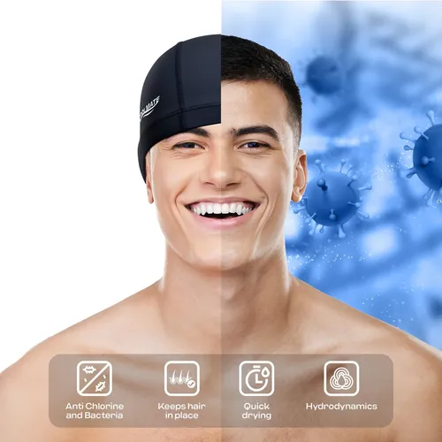 Gorro De Natación Coolmate De Tela Impermeable Para Adultos,