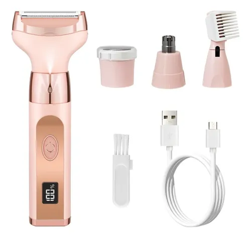 Depiladora Mujer 4 En 1 Recargable Ipx7 Usb Cuerpo