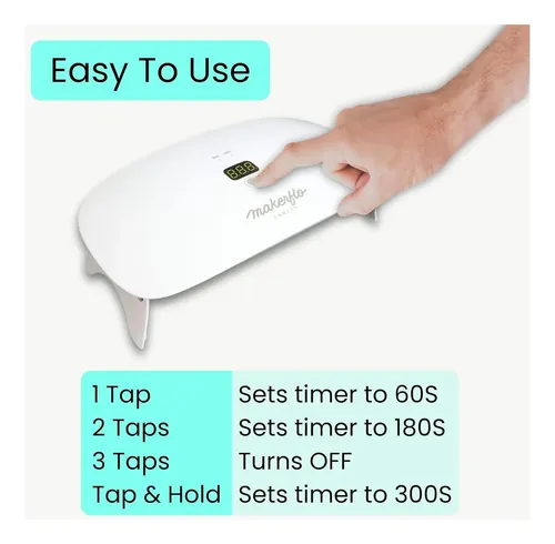 Lámpara Uv 36w Para Resina Con Temporizador Y Usb C
