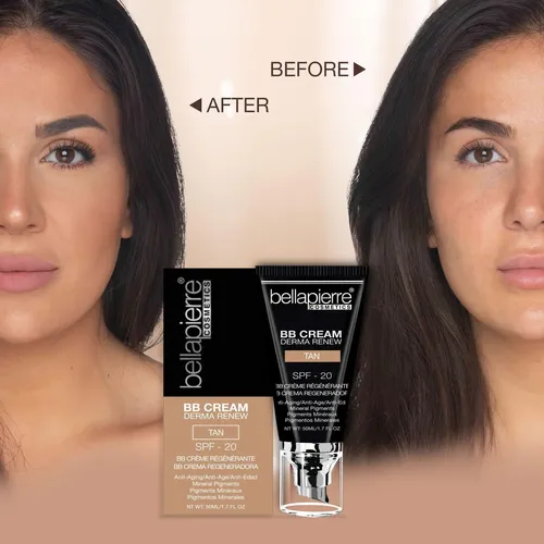 Bb Cream Spf 20 Bellapierre Tan