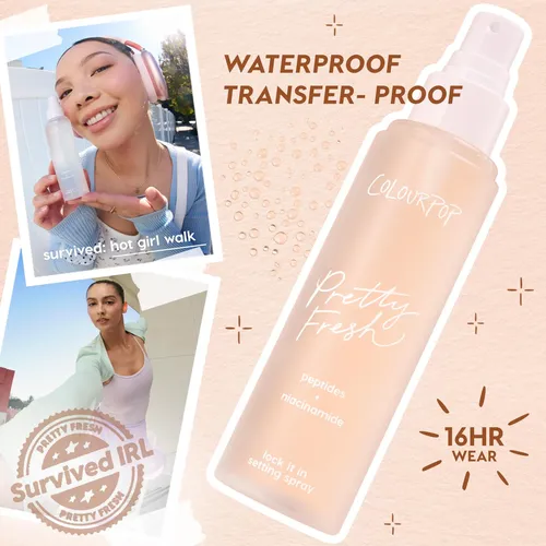 Bruma Humectante Colourpop Pretty Fresh, 3.4 Onzas Líquidas