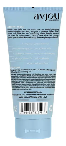 Mascarilla Capilar Avjou Researche Vitamina Redensyl 180 Ml