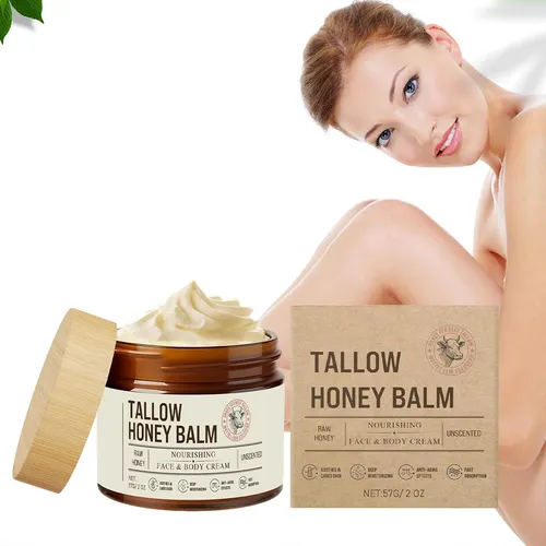 Hidratante De Sebo Bovino Para Alimentación Facial Con Bálsamo