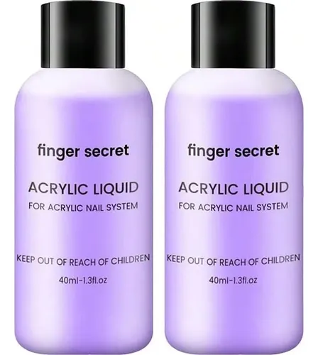 Monómero Líquido Acrílico Finger Secret 2×40 Ml
