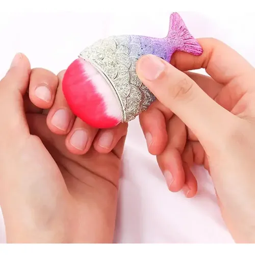 Brocha Pez Para Maquillaje, Manicura Limpieza