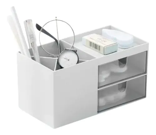 Organizador Exhibidor Cajones Cosmetico Maquillaje Labiales