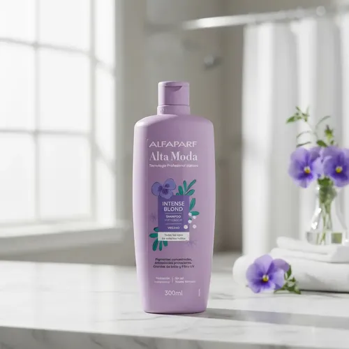 Shampoo Intense Blond Alta Moda Alfaparf X300ml Envase