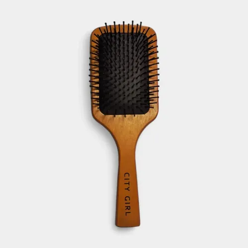 Cepillo De Madera Para El Pelo Mujer Cabello City Girl