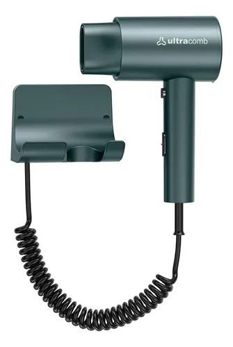 Secador De Pelo Ultracomb Sc-4663 Con Soporte Pared 2000w Verde