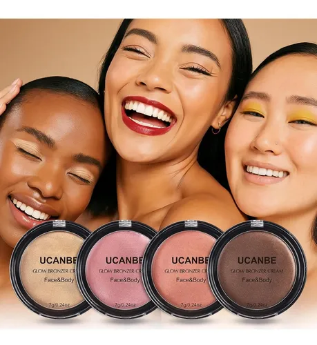 Paleta Crema Contorno Rubor Iluminador Ucanbe Sunkissed