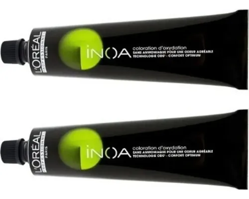 Kit Tintura Cabello Inoa Loreal Profesional Sin Amoniaco X2
