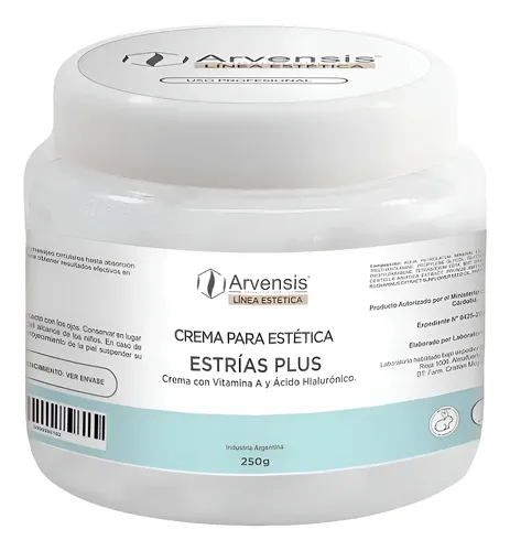 Crema Anti Estrias Ácido Hialuronico Y Vita A Arvensis 250g