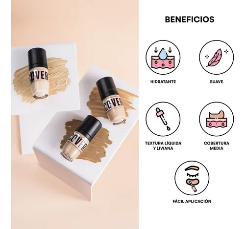 Corrector Liquido De Ojeras Mazz Cover Tono Almendra Oscuro