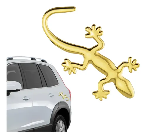 Adhesivo 3d Con Forma De Gecko Para Coche, Impermeable, Meta