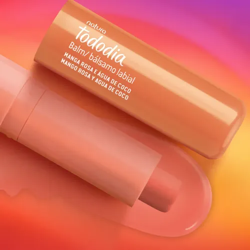 Balsamo Labial Natura Tododia Mango Rosa Y Agua De Coco 2.7g