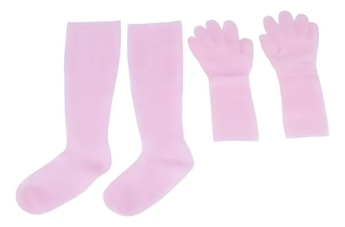 Set 2 Pares Guantes Y Medias Gel Silicona Hidratantes