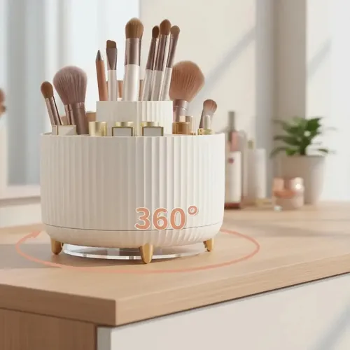 Organizador Giratorio Maquillaje 360° Cosméticos Skincare