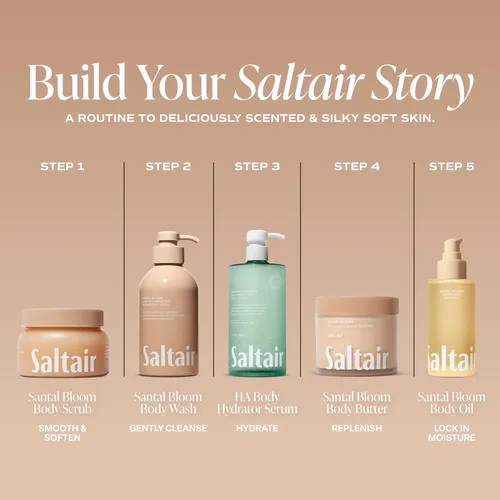 Exfoliante Corporal Saltair Santal Bloom 1 Unidad