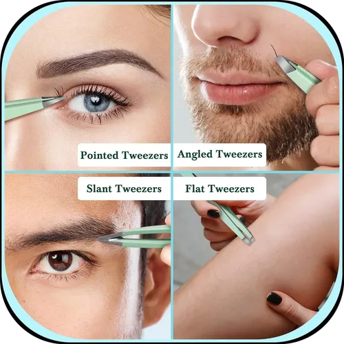 Kit De Cejas 8 En 1 Tsmaddts Con Pinzas Y Tijeras