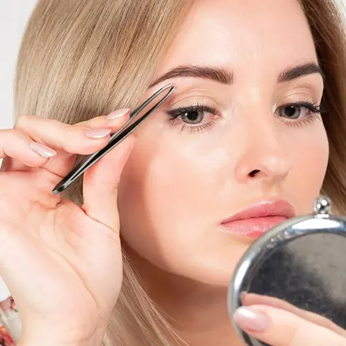 Set De Pinzas Para Cejas De Acero Inoxidable 3 En 1 Preciso