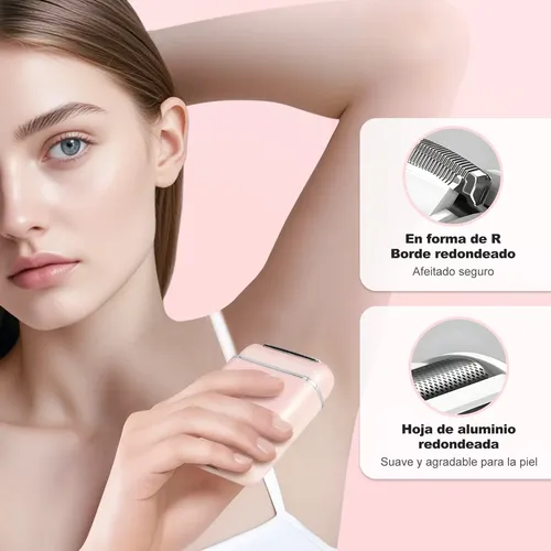 Depiladora Eléctrica Recargable Mujer Afeitadora Portátil