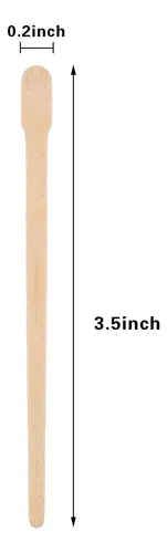 Espátulas De Cera Pequeñas Wax Sticks Bememo, 500 Unidades