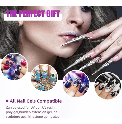 Secador De Uñas Uv Led Ladymisty X9 268w 57 Perlas 4 Modos