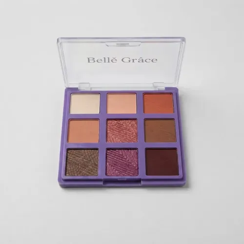 Paleta Tono 01 Sombras de Ojos X9 Tonos Brillante Mate Maquillaje Rostro Veoquiero