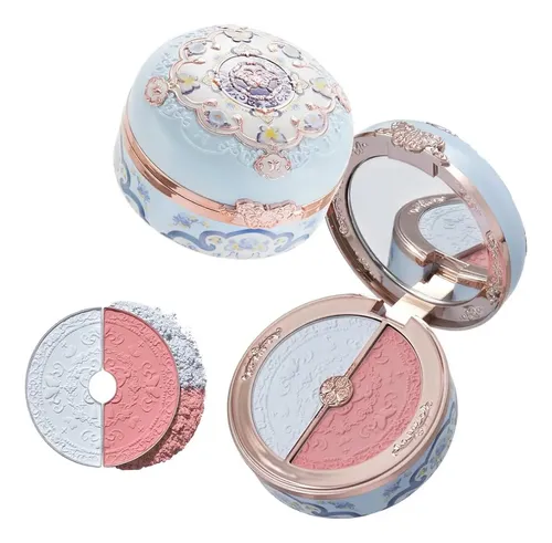 Polvo Duo Iluminador Y Rubor Flower Knows Luna Seaborne