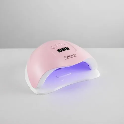 Cabina Para Uñas SUNUV X5 Plus Rosa LEDs UV 80W Con Temporizador