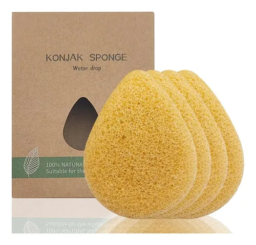 Esponja Konjac Sourceton St-4 Amarilla Para Rostro