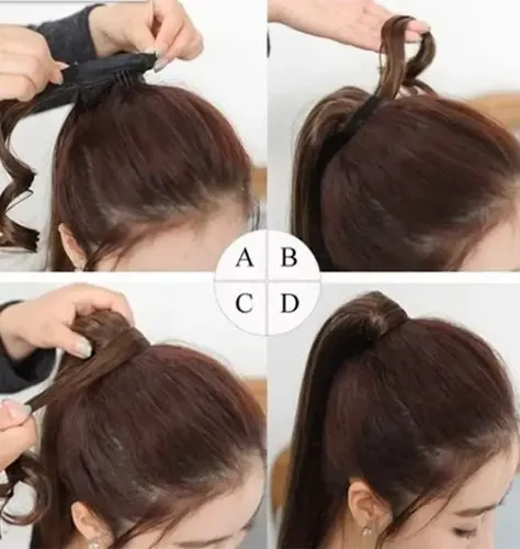 Extensiones De Cabello Lacio Cola De Caballo Natural 22