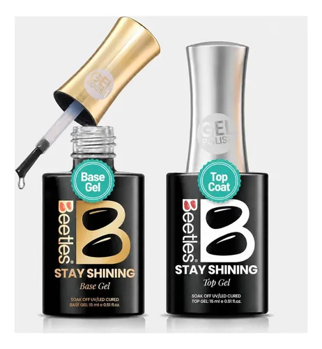 Set Gel Beetles Base Y Top Coat 2p 15ml