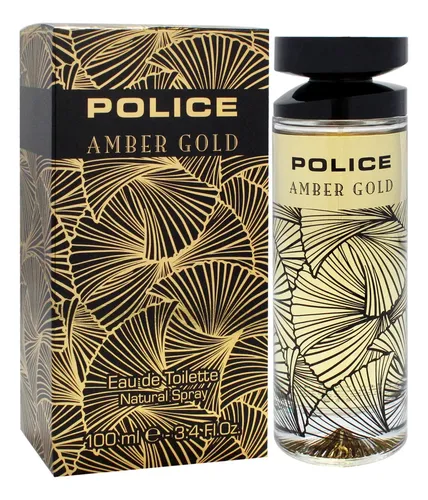 Perfume Police Amber Gold Edt En Aerosol Para Mujer, 100 Ml