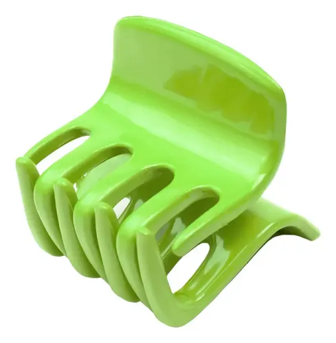 Broche De Pelo Nylon Rectangular X12u 4 Colores Color Rojo – Amarillo – Verde – Lila