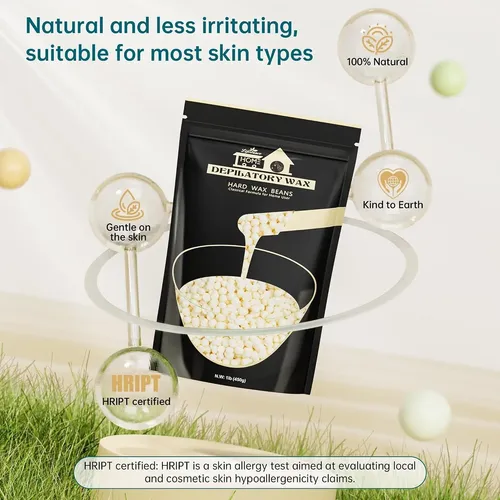 Kit De Cera Dura Lifestance 1 Lb Para Depilación Facial Y