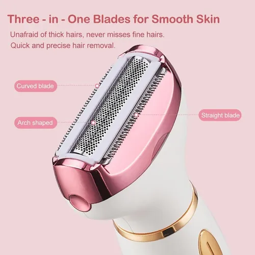 Afeitadora Eléctrica 4 En 1 For Mujer, Depiladora Corporal H