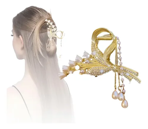 Broche For El Pelo Con Flecos Elegante Y Y Estilo Vintage