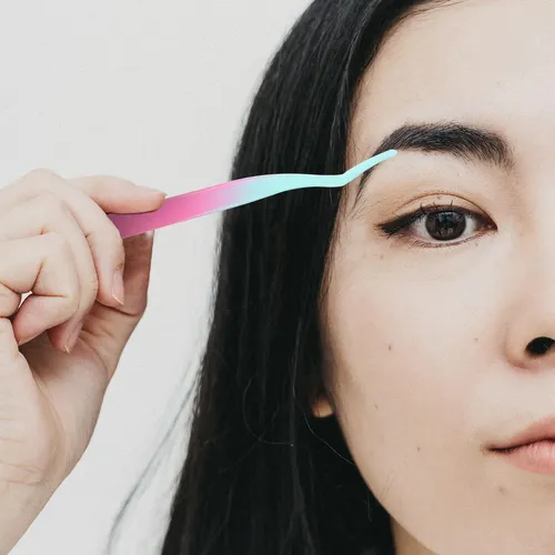 Set De Pinzas Para Cejas Portátiles, Precisión